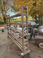 Oud bakkerskar bakkersrek op wielen 240 x 42 en 186 cm hoog, Ophalen