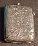 Oude lucifers houder / aansteker zilver !!!, Ophalen of Verzenden, Zilver