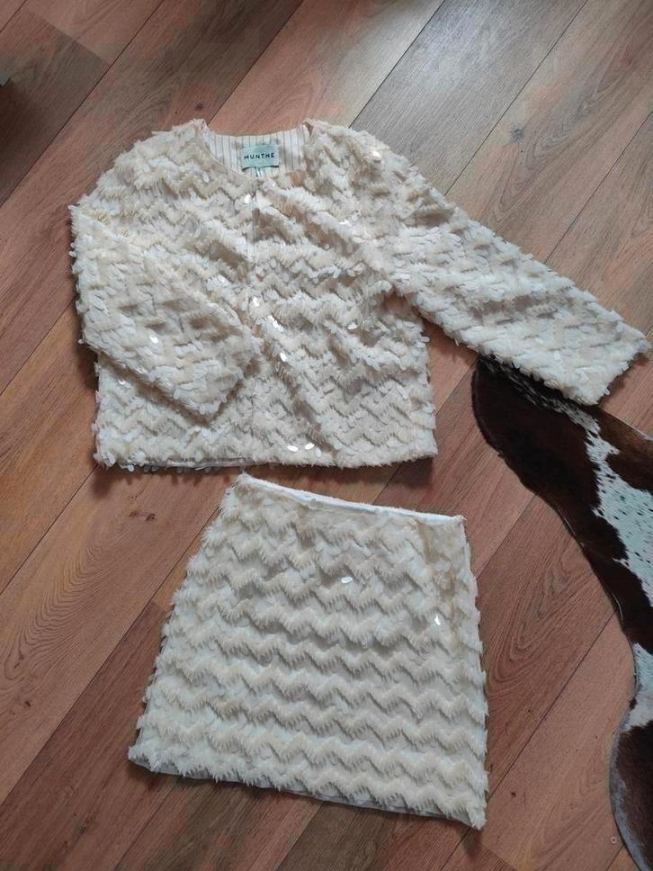 Munthe Loafers set 36, Kleding | Dames, Gelegenheidskleding, Nieuw, Overige typen, Maat 36 (S), Wit, Ophalen of Verzenden