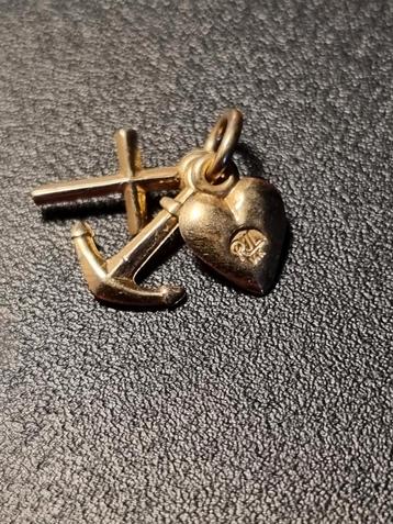 14K Gouden Geloof Hoop & Liefde Hanger beschikbaar voor biedingen