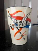 Prinses Beatrix - herinneringsbeker geboorte, Verzamelen, Ophalen of Verzenden, Gebruikt, Nederland, Servies