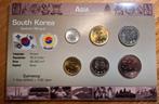 Muntset Zuid Korea verschillende jaren, Ophalen of Verzenden, Oost-Azië