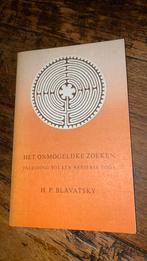 H.P. Blavatsky. Het onmogelijke zoeken., Boeken, Ophalen of Verzenden