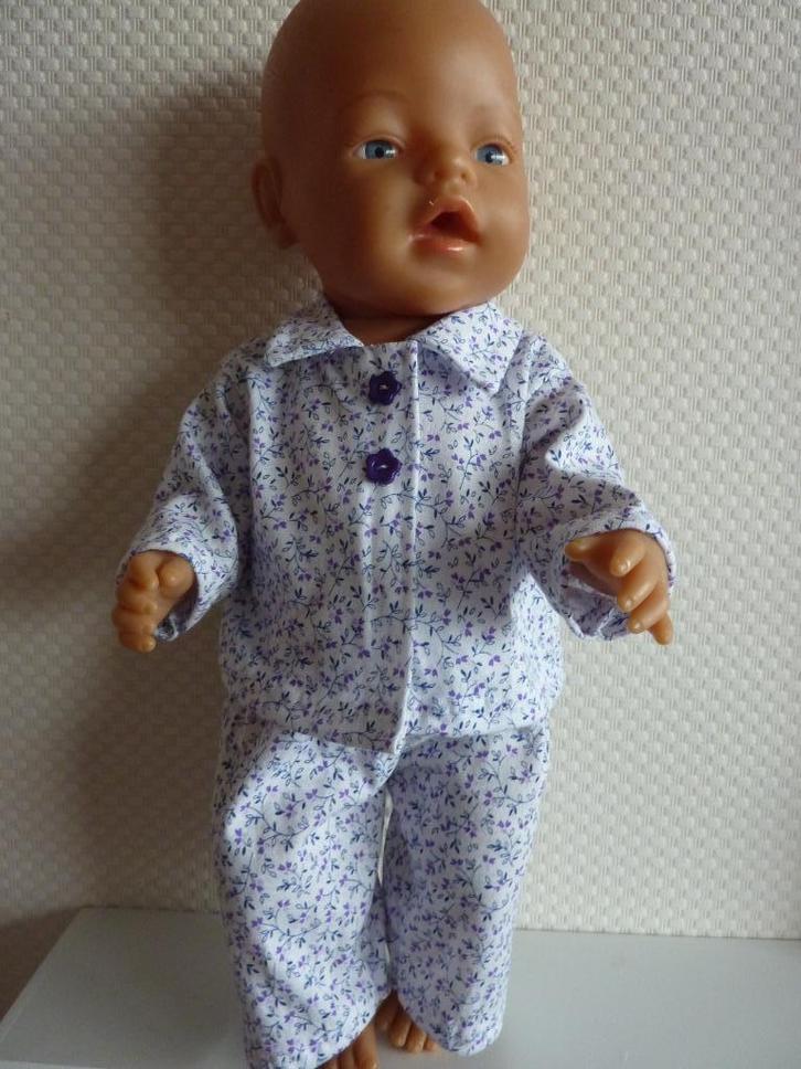 Pyjama past de baby born pop van 43 cm.Poppenkleertjes, Kinderen en Baby's, Speelgoed | Poppen, Nieuw, Babypop, Ophalen of Verzenden