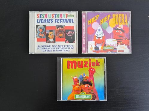 3x CD van Sesamstraat Muziek Liedjes festival Hiep hoera, Cd's en Dvd's, Cd's | Kinderen en Jeugd, Gebruikt, Muziek, Ophalen of Verzenden