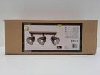 Nieuw: Plafondlamp met 3 spots, Ophalen of Verzenden, Nieuw, Metaal, Industrieel