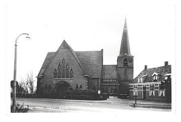 991129 Wierden Ned Herv Kerk 1955 Ov Gelopen met postzegel beschikbaar voor biedingen