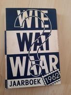WIE WAT WAAR JAARBOEK 1960, 1961 en 1962, Ophalen of Verzenden, Gelezen