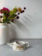 Antieke keramieken gootsteenpot / spoelkan met bloemenmotief, Ophalen of Verzenden