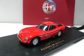 1965 alfa giulia tz -brooklin models #ar2 1/43-HAGELNIEUW-!! beschikbaar voor biedingen