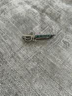 Zilveren broche met abalone schelp, Verzenden, Zo goed als nieuw, Zilver, Pandora