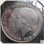 Nederland - 1 gulden 1980 "dubbele kop", Verzenden, Koningin Beatrix, 1 gulden, Losse munt