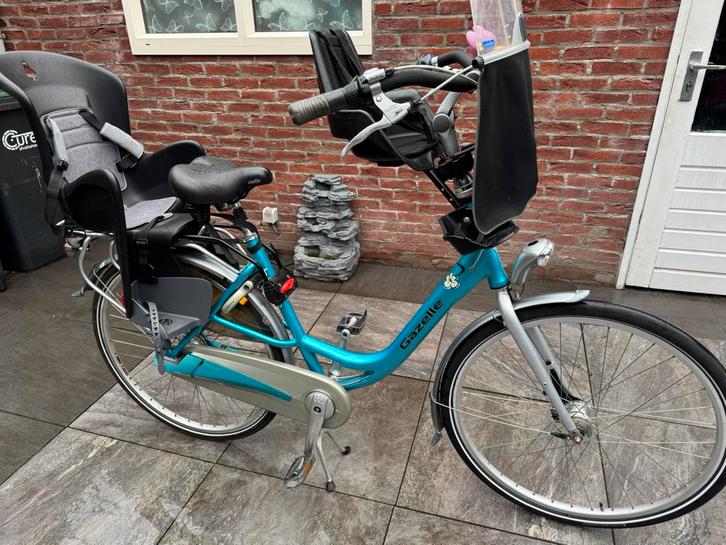 Gazelle Bloom moederfiets 28 inch, Fietsen en Brommers, Fietsen | Dames | Moederfietsen, Zo goed als nieuw, Gazelle, 53 tot 56 cm