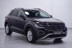 Volkswagen T-Roc 1.0 TSI Life Apple Carplay Clima PDC v+a Le, Stof, Gebruikt, LED verlichting, Zwart