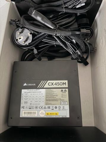 Corsair CX450M – 450 Watt 80 Plus Bronze PC Voeding beschikbaar voor biedingen
