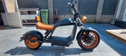 HL6.0 e-chopper cafecruiser ecruiser custom coper-zwart, Fietsen en Brommers, Steps, Zo goed als nieuw, Elektrische step (E-scooter)