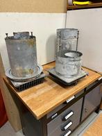 Gevelkachel muurdoorvoeren 2 x. DRU, Ophalen, Gebruikt, Gas, Gevelkachel