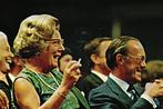 916142	Juliana	Bernhard Regeringsjubileum	1973	RAI	 Nette ou, Verzamelen, Ophalen of Verzenden, Zo goed als nieuw, Nederland, Kaart, Foto of Prent