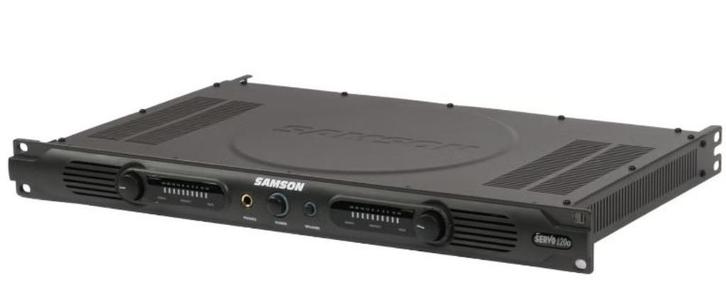 Samson Servo 120a 2 x 60 watt versterkers, Audio, Tv en Foto, Versterkers en Receivers, Gebruikt, Stereo, 60 tot 120 watt, Overige merken