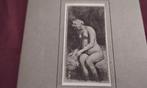 Gravure 1910 Rembrandt A Woman With Her Feet In het water, Ophalen of Verzenden