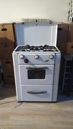 Vintage 3-pits Krefft gasfornuis met oven, jaren '50, Ophalen, Gebruikt, 3 kookzones of minder, Gas