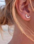 Zilver oorbellen maan moon BULAN handgemaakt Bali nieuw, Nieuw, Girls love Sports, Ophalen of Verzenden, Knopjes of Stekers