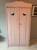 Saartje Prum Steigerhouten Kledingkast - Lichtroze, Ophalen, Gebruikt, 100 tot 150 cm, 150 tot 200 cm
