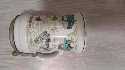 Magirus Deutz Bierpul met Deksel antiek, Antiek en Kunst, Antiek | Keramiek en Aardewerk, Ophalen of Verzenden