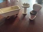 Poppenhuis Badkamer Set - Compleet, Verzamelen, Poppenhuizen en Toebehoren, Ophalen of Verzenden, Zo goed als nieuw, Sanitair