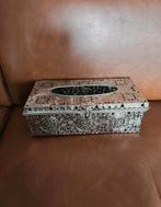 Metalen tissue box, Huis en Inrichting, Woonaccessoires | Overige, Ophalen, Zo goed als nieuw