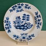 Delfts aardewerk (Delftware) bord 18de eeuw, Antiek en Kunst, Ophalen of Verzenden