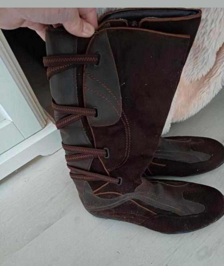 Bruine hoge laarzen maat 40 Nieuw!, Kleding | Dames, Schoenen, Nieuw, Hoge laarzen, Bruin, Ophalen of Verzenden
