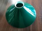 Smaragdgroene lampenkamp opaalglas, Ophalen of Verzenden, Zo goed als nieuw, Groen, Rond