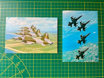 2 x Ansichtkaart NF-5’s KLU 314 316 Sqn beschikbaar voor biedingen