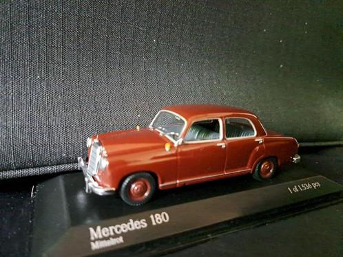 Mercedes Benz 180 (W120) 1:43 - 1953 - Red, Hobby en Vrije tijd, Modelauto's | 1:43, Nieuw, Auto, MiniChamps, Ophalen