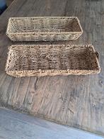 2 Nieuwe Seagrass Mandjes met Haakjes, Mand, Nieuw, Ophalen of Verzenden, Riet