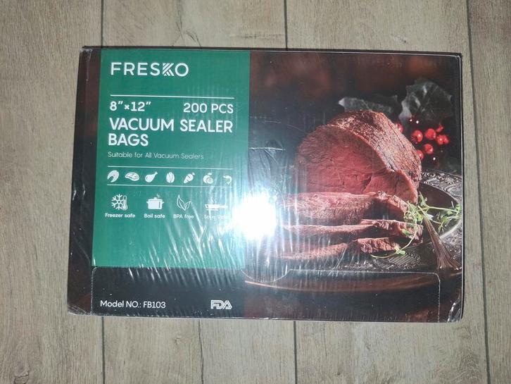 FRESKO Vacuum Sealer Zakken 200 stuks, Huis en Inrichting, Keuken | Keukenbenodigdheden, Nieuw, Ophalen of Verzenden