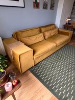 Gele velours design bank, Ophalen, Gebruikt