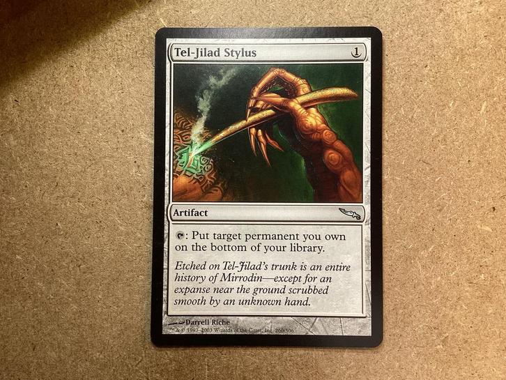 1x Tel-Jilad Stylus [260/306] (Excellent), Hobby en Vrije tijd, Verzamelkaartspellen | Magic the Gathering, Zo goed als nieuw