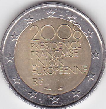 2 euro 2008 Frankrijk - Voorzitterschap EU