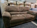 2,5 zits bank - Microvezel - Bruin, Huis en Inrichting, 125 cm of meer, 125 cm of meer, Zo goed als nieuw, Info@homefriesland.nl
