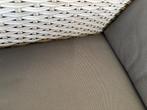 Saint Tropez coffeesetset verstelbaar dikke draad light grey, Nieuw, Loungeset, Wicker, Hocker