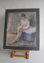 Ballerina op Bank - Pastel, Ophalen