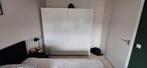 Witte schuifdeurkast te koop!, Huis en Inrichting, Kasten | Kledingkasten, Ophalen, Gebruikt, 50 tot 75 cm, 200 cm of meer