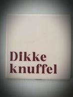Tekst tegel "Dikke knuffel" teksttegel met spreuk, Ophalen of Verzenden, Nieuw