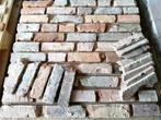 Originele oude steenstrips, industrieel, baksteen muur., Doe-het-zelf en Verbouw, Ophalen, Overige materialen, Gebruikt, Wandtegels