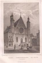's Gravenhage - Haag La Haye Binnenhof Staalgravure 1858, Ophalen of Verzenden