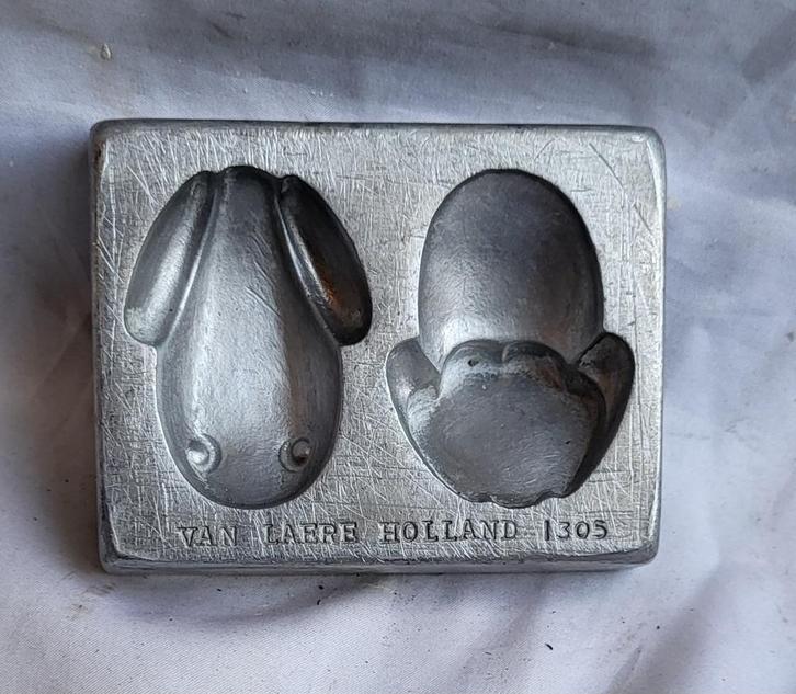 Oude Marsepeinvorm: KIKKER  (Carel van Laere Leiden Holland), Antiek en Kunst, Curiosa en Brocante, Ophalen of Verzenden