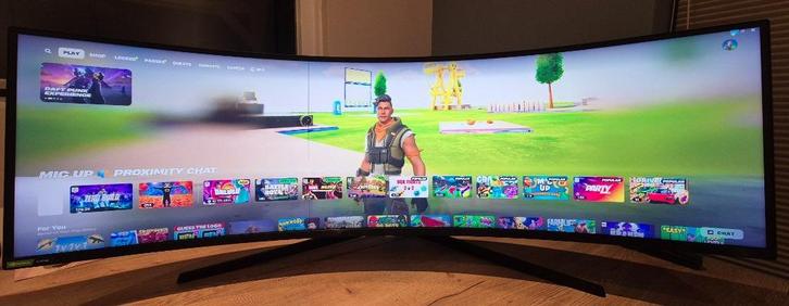 Samsung Odyssey G9 49", Computers en Software, Monitoren, Gebruikt, 201 Hz of meer, DisplayPort, HDMI, Gaming, Curved, Ultrawide