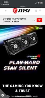 GeForce RTX 3060 Ti GAMING X TRIO, Ophalen, GDDR6, PCI-Express 4, Zo goed als nieuw